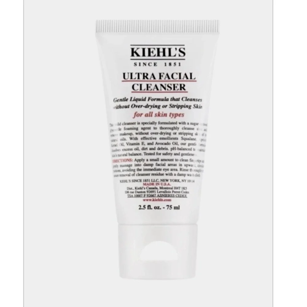 Kiehls Ultra Facial Cleanser Gentle Liquid Formula All Skin Types 2.5oz 75ml
